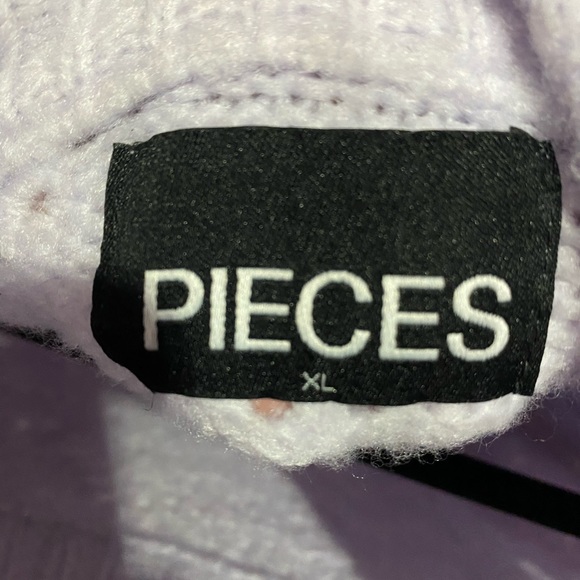 Purple PIECES knit sweater - Picture 2 of 2